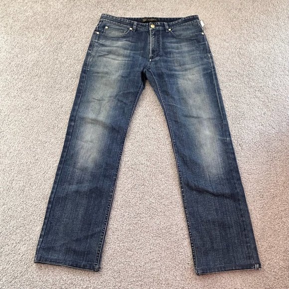 Versace Straight Leg Blue Jeans Made in Italy Size 32   - V535 - Picture 1 of 12